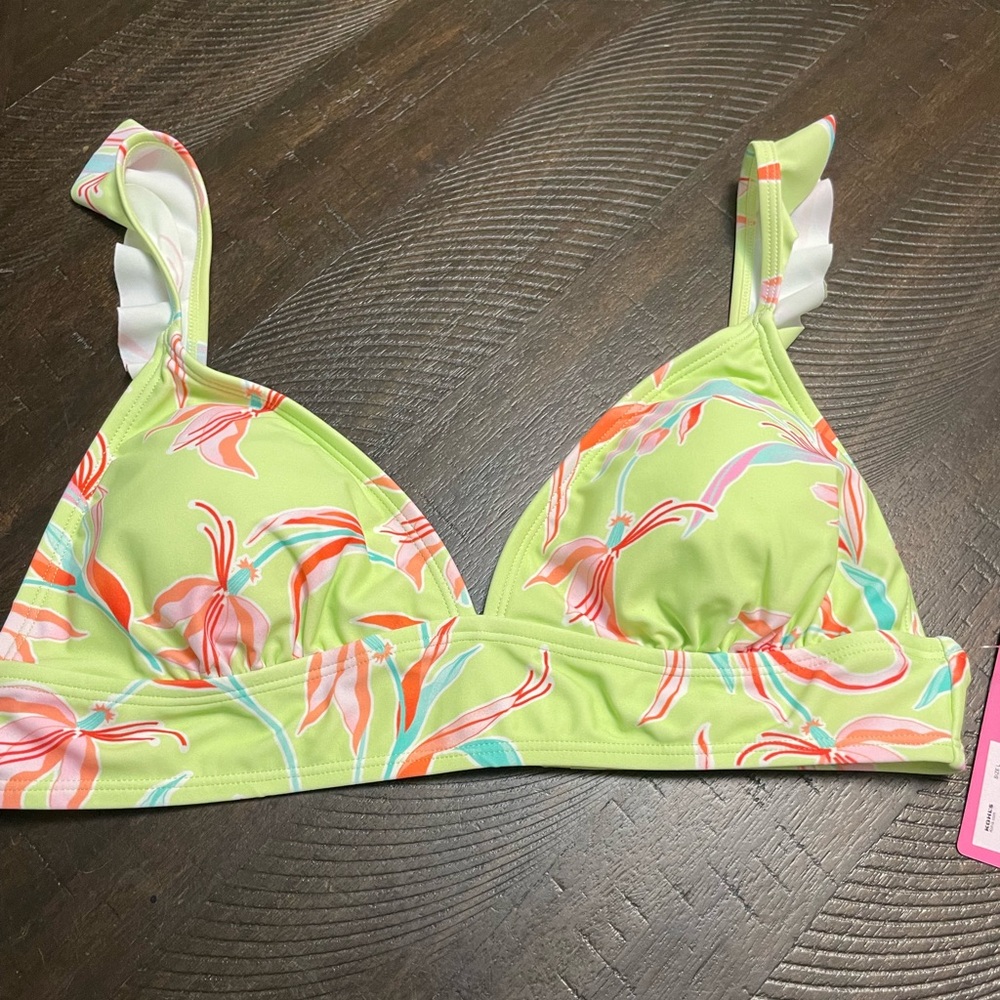 Kohl’s ninety-nine bikini swimsuit top size large NWT